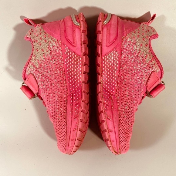 Ubfen Pink Kids Sneakers Tennis Shoes Adjustable Closure Size Toddler 9 (27) - Picture 5 of 12